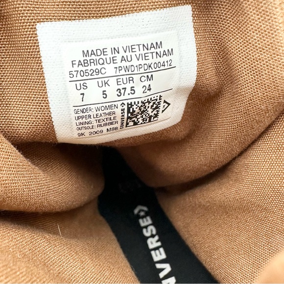 Converse GR82 Hi Top Glove Brown Mountain Club Leather Platform Combat Boots - Picture 7 of 11